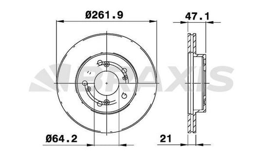 ON FREN DISKI (AYNASI) HAVALI HONDA CIVIC HATCHBACK 1.4I 1.4 IS 1.6 I 01-06 CR-Z 11-15 1.5 HIBRIT (2