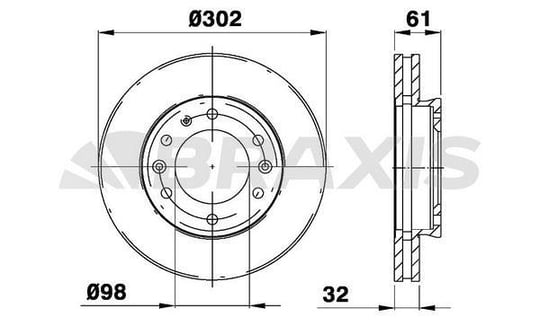 ON FREN DISKI FORD RANGER TKE 2.2-3.2 11> – MAZDA BT 50 2.2TDCI 12 />