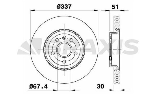 ON FREN DISKI HAVALI INSIGNIA A 09>17 17''
