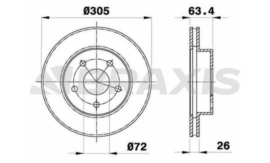 ON FREN DISKI JEEP GRAND CHEROKEE II 99>05