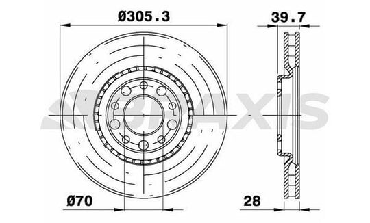 ON FREN DISKI JEEP RENEGADE SUV 1.4 1.6 2.0 CRD 4X4 14> ALFA ROMEO 159 05>11 GIULIETTA 10> 500X 14> COMPASS 16>