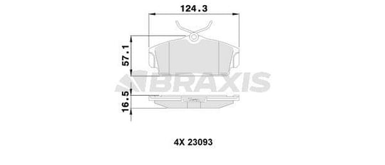 ON FREN FREN BALATASI NISSAN ALMERA 00-10 PRIMERA P11 96-01 (DUZ TIP)
