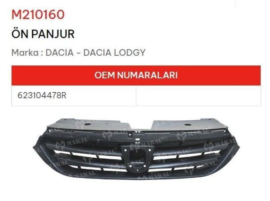 ÖN PANJUR DACIA LODGY