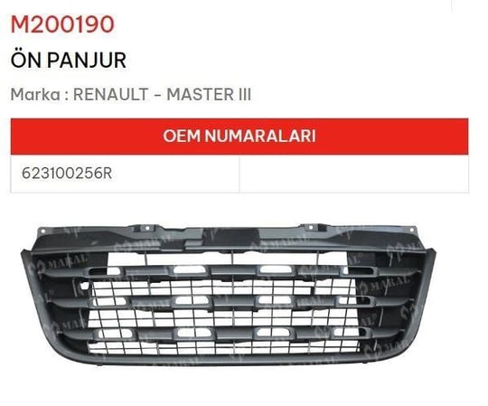 ÖN PANJUR MASTER III