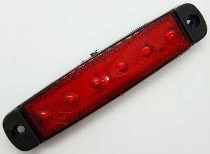 PARMAK LAMBA 6 LED 24V KIRMIZI