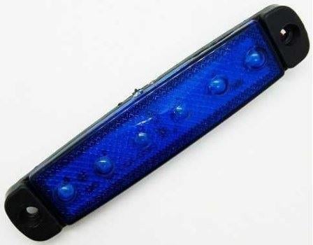 PARMAK LAMBA 6LED 12V MAVİ