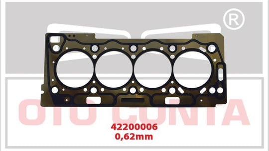 PEUGEOT 206 1.6 16 V SİLİNDİR KAPAK CONTA ÇELİK Ø78.5->79.5MM 0.62MM TU5JP4 (NFU-N6A-NFR)