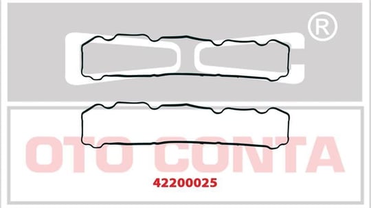 PEUGEOT 206 1.6 16 V ÜST KAPAK CONTASI NİTRİL KAUÇUK TU5JP4 (NFU-N6A-NFR)