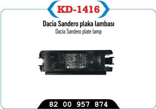 PLAKA AYDINLATMA LAMBASI SANDERO 809>57874