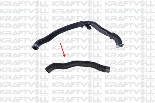 RADYATOR ALT HORTUMU PLASTIK BORU HARIC OK ILE GOSTERILEN BUYUK HORTUM FORD TRANSIT V 362 CUSTOM 2.0
