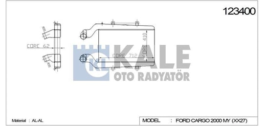 RADYATOR BMC BMC PRO 617-620(6327) INTC. 4 SIRA PA