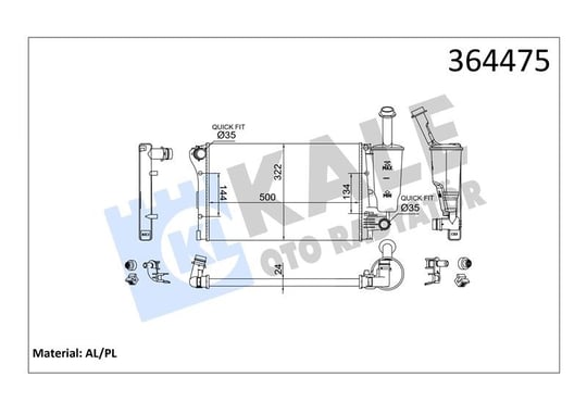 RADYATÖR FİAT PANDA   58170