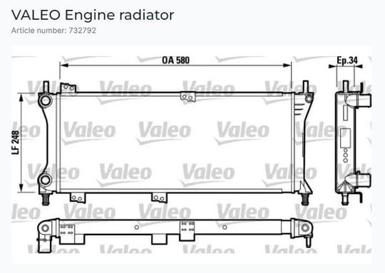 RADYATÖR FIAT PANDA