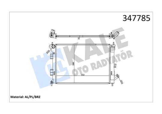 RADYATÖR İ30 1.4İ 1.6İ 1.6GDI 12> ELANTRA 10> CEED PRO CEED CERATO SOUL MT 