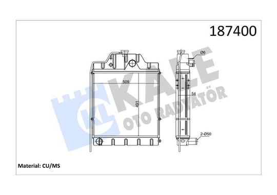 RADYATOR MF-396/397-3075/3105 (4×4) 3 SIRA PT