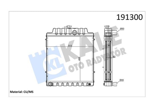 RADYATOR MF-398 (4×4) 4 SIRA PT