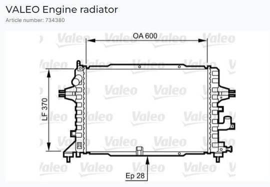 RADYATÖR OPEL ASTRA 1,3 CDTI ZAFIRA D