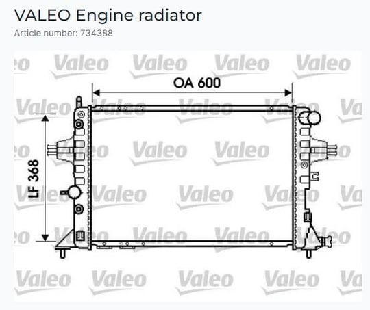 RADYATÖR OPEL ASTRA G 98>/ZAFİRA 03>