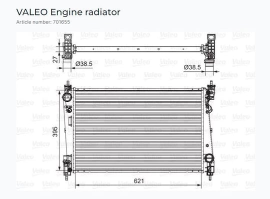 RADYATÖR PUNTO EVO 1.3L