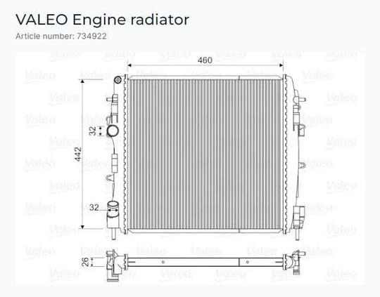 RADYATÖR REN KANGOO