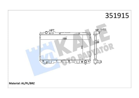 RADYATÖR TOYOTA RAV4 I 2.0 16V 94>97 164007A110 164007A111