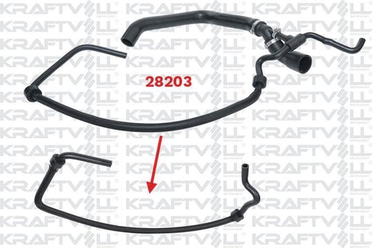 RADYATOR UST HORTUMU(OK ILE GOSTERILEN) LT35 VOLT 2.5TDI