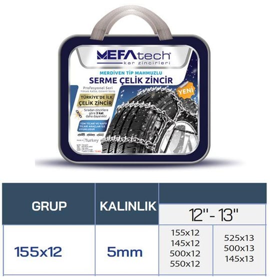 SERME ZİNCİR KNK KONAK 155×12