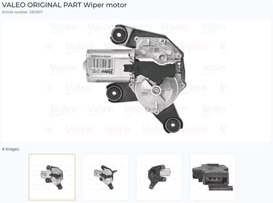 SİLECEK MOTORU ARKA ALFA ROMEO GİULİETTA 04/10>