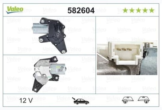 SİLECEK MOTORU ARKA DACIA SANDERO 06/08>10/12, DUS