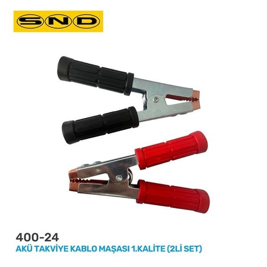SND AKÜ TAKVİYE KABLO MAŞASI 1.KALİTE (2Lİ SET)