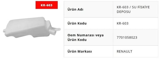 SU FİSKİYE DEPOSU CLİO 3