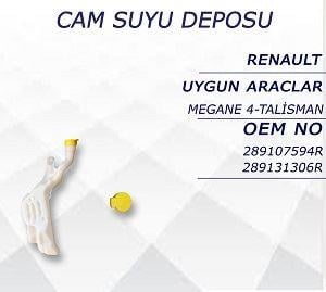 SU FİSKİYE DEPOSU RENAULT MEGANE IV TALİSMAN