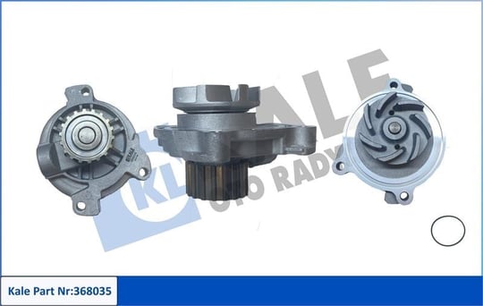 SU POMPASI AUDİ 100 A6 2.5TDI 95<97 VOLVO S70 S80 I V70 I V70 II 2.5TDI 90<98 850 2.5TDI 95<96 940 940 II 960 2.4TD 90<94 VOLKSWAGEN LT TRANSPORTER V 2.4D 2.5TDI 95<03 (18 DİŞLİ) SU POMPASI 18 DİŞLİ 08010217 A178