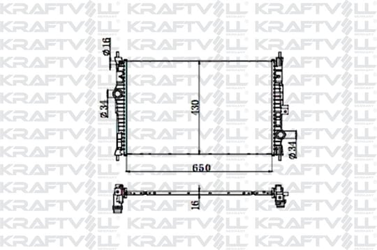 SU RADYATORU 3008 P84E 5008 P87E 508 R8 / C5 AIRCROSS BERLINGO / GRANLAND X ASTRA L