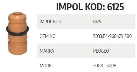 SÜSPANSİYON TAKOZU ÖN PEUGEOT 3008-5008