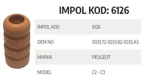 SÜSPANSİYON TAKOZU ÖN PEUGEOT CİTROEN C2