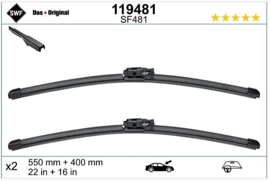 SWF SİLECEK MUZ TİPİ OE 550+400MM LHD X2