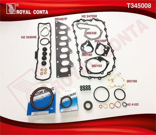 TAKIM CONTA SİLİNDİR KAPAK CONTASIZ REINZ KEÇELİ S.LASTİKLİ RENAULT TRAFIC LAGUNA 1.9 DCI F9Q MOTOR