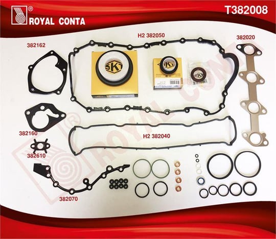 TAKIM CONTA SKT KEÇELİ SÜBAP LASTİKLİ SİLİNDİR KAPAK CONTASIZ RENAULT CLIO MEGANE KANGOO 1.5 DCI DİZEL K9K
