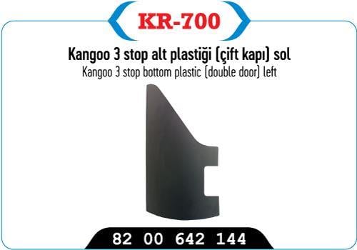 TAMPON ARKA SOL ÜST PARÇA KANGOO III 08> ÇIFT KAPI