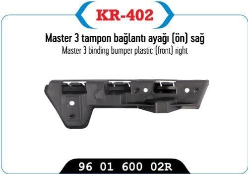 TAMPON BAGLANTI BRAKETI ÖN SAĞ MASTER III