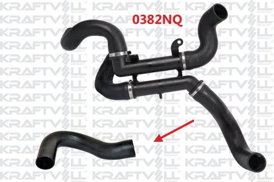 TURBO HORTUM C5 II C5 III P407 INTERCOLL RADYATORUN ALTINA GELEN (0382RZ)