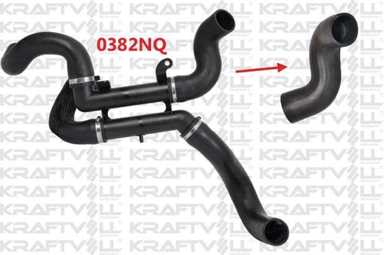 TURBO HORTUM C5 II C5 III P407 INTERCOLL RADYATORUN USTUNE GELEN (0382RX)