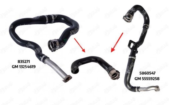 TURBO HORTUMU CORSA D 1.3 CDTI.