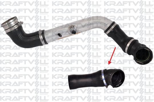 TURBO HORTUMU METAL BORU HARIC KONNEKTORLU BMW 5,30D E60 / E61