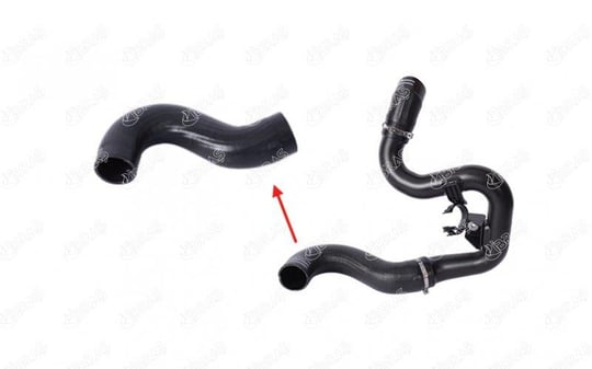 TURBO HORTUMU PLASTİK BORU HARİÇ OK İLE GÖSTERİLEN BÜYÜK HORTUM