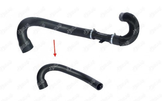 TURBO HORTUMU PLASTİK BORU HARİÇ OK İLE GÖSTERİLEN BÜYÜK HORTUM