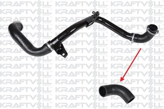 TURBO INTERCOLL HORTUMU (KUCUK METAL BORU HARIC) FOCUS II FOCUS II C MAX 1,6TDCI 90PS / 110PS 03>11