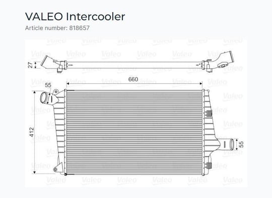 TURBO RADYATÖRÜ AUDI A6 4B2, C52.5 TDI