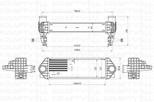 TURBO RADYATORU CONNECT 1.8 TDCI 06>14 AL+PL SYSTEM